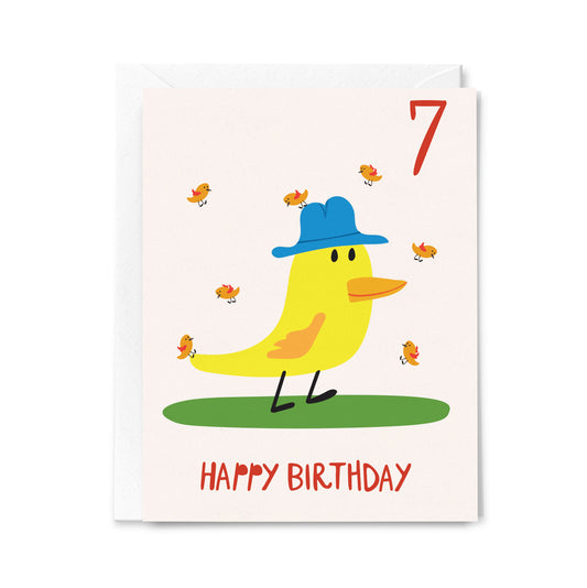 Happy Birthday Seven Year Old